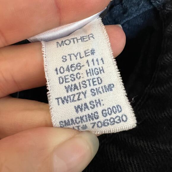 Mother High Waisted Twizzy Skimp in Smacking Good Size 28 - Picture 8 of 8